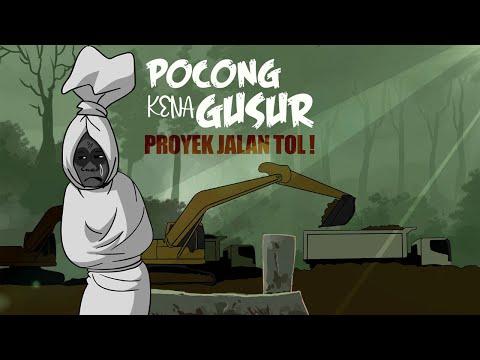 Pocong Kena Gusur Proyek Jalan Tol - Kartun Hantu Lucu thumbnail