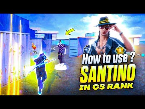 Santino character ability full details || How to use Santino in cs rank ? Rakus thumbnail