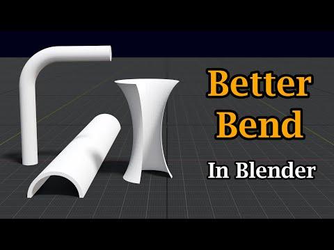 Now Bend Anything With Geometry Nodes | Better & Easier Bending In Blender Using Procedural Nodes thumbnail