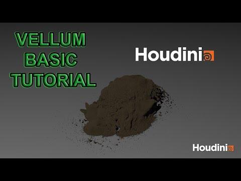 Houdini Vellum grains basic tutorial thumbnail
