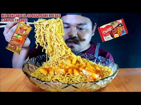 MUKBANG MIE BONCABE LEVEL 30+TOPOKKI thumbnail