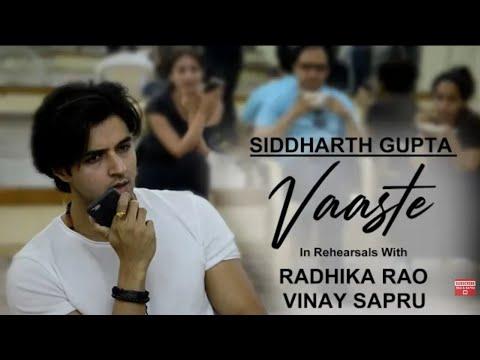 Vaaste Song: Siddharth Gupta | Radhika Rao & Vinay Sapru | Official Song thumbnail