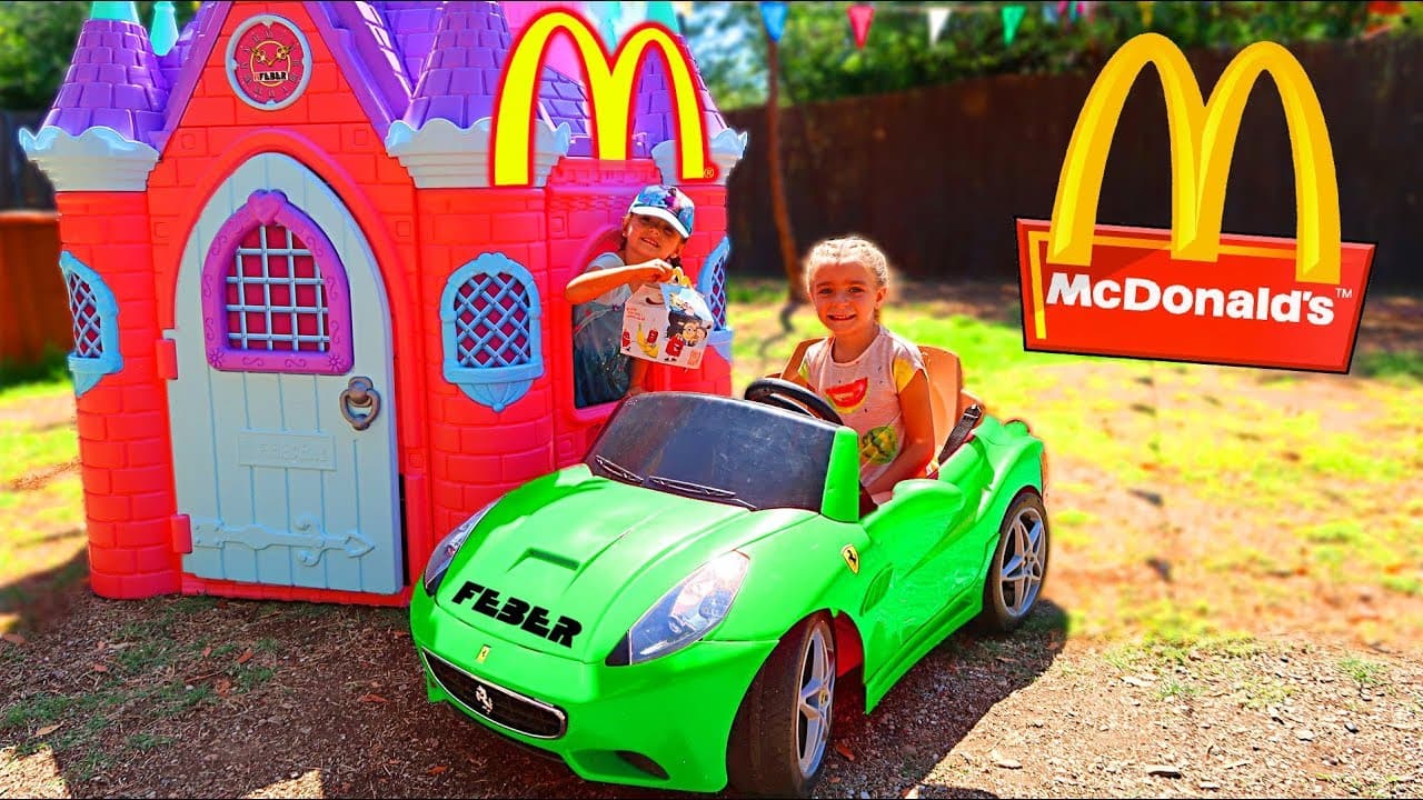 McDonalds ๐ CON MI COCHE ๐ DRIVE THRU ๐ถ