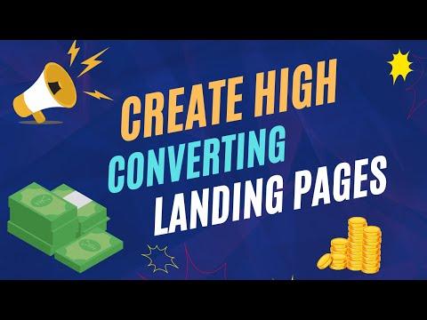 How to Create High Converting Landing Pages For CPA and Affiliate Marketing | Bangla Tutorial thumbnail