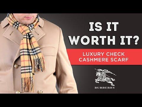 Burberry Scarf: Is It Worth It? - Luxury Check Cashmere Scarf Review thumbnail