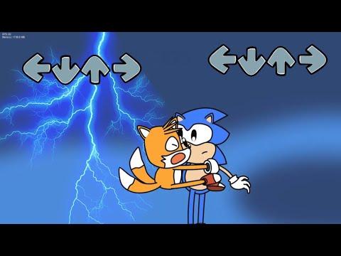 AH! Sonic!! I'M AFRAID OF LIGHTNING! (FNF Tails Gets Scared) thumbnail