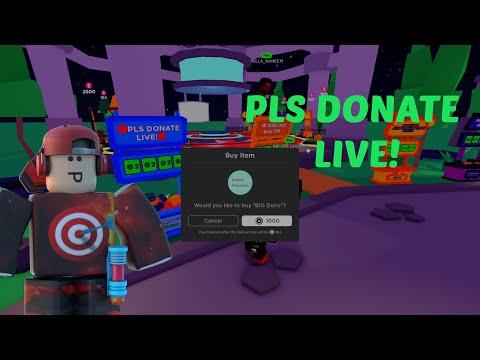 Donating Robux To Viewers On PLS DONATE 🔴 (LIVE) 