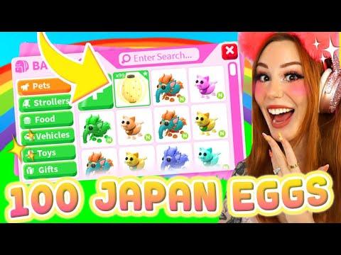 HATCHING 100 JAPAN EGGS! Are Adopt Me Egg Chances REAL? Roblox thumbnail