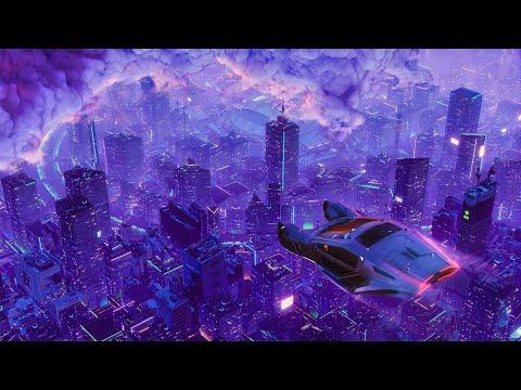 Above The Neon City - 12 Hours - 4K Ultra HD 60fps thumbnail