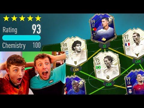 MY BRO GETS A 193 FUT DRAFT WORLD RECORD - FIFA 20 thumbnail