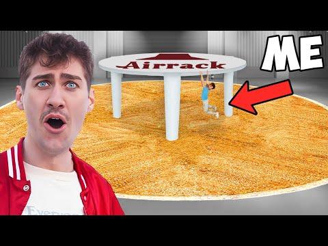 Surprising AIRRACK With WORLD'S LARGEST PIZZA TOPPER! thumbnail