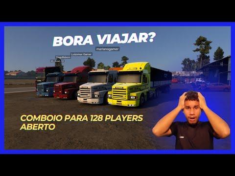 EURO TRUCK SIMULATOR 2 - COMBOIO 128 PLAYERS MAPA AMERICAN BRASIL thumbnail