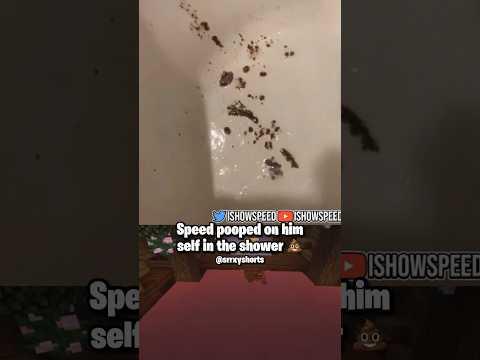 Speed POOPS himself during a shower! #ishowspeed #fyp #shorts thumbnail