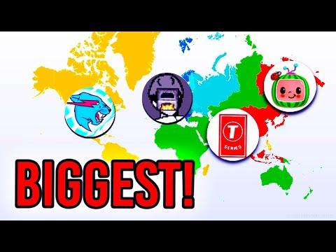 What Is The BIGGEST Channel In Each Country? thumbnail
