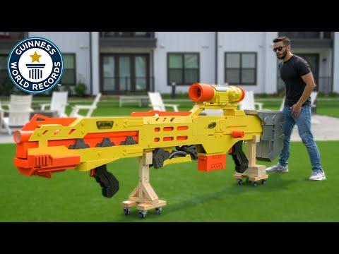 Largest NERF Gun - Guinness World Records thumbnail