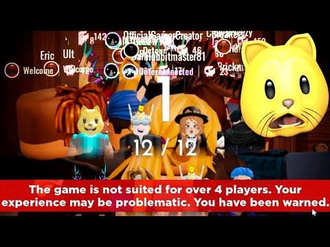 I BEAT ROBLOX DOORS WITH 12 PLAYERS AND RUINED THE END CUTSCENE! thumbnail