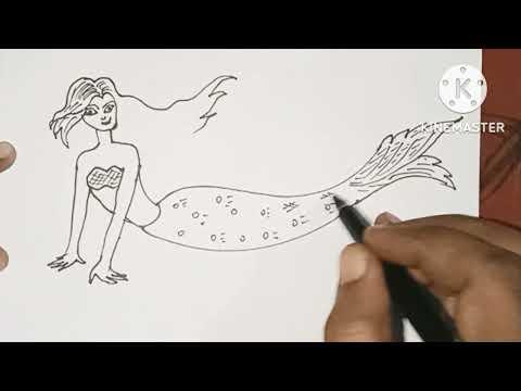 How to Draw Jalpari // Jalpari drawing  #drawingacademywithamit thumbnail