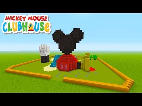 Minecraft Tutorial: How To Make Mickey Mouses Club House! "Mickey Mouse Clubhouse" thumbnail