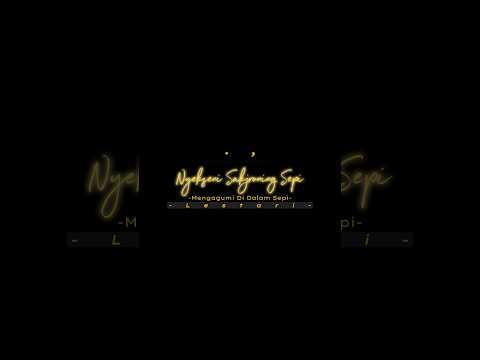 Roso Tresno Kang Sejati (lestari Overlay) #overlay  #musiclyrics #liriksedih #liriklagusad #jowo thumbnail