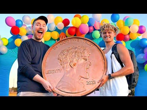 I Delivered a Penny to MrBeast! thumbnail