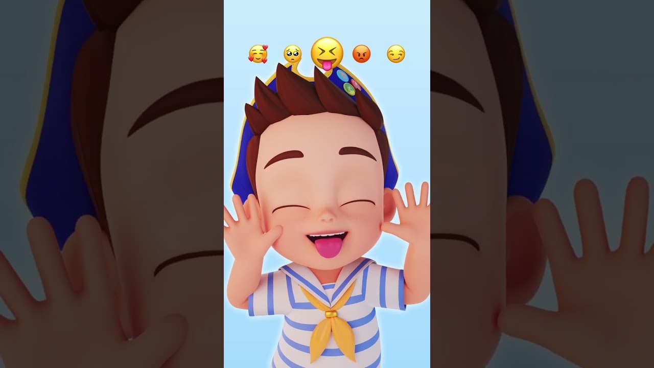Learn Emotions with Brody! โบ๏ธ๐ก๐ข #bebefinn #shorts #kidssong