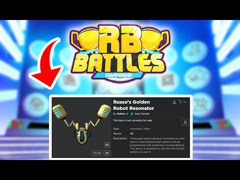 How to Get Russo's Robot Resonator for RB Battles on Roblox