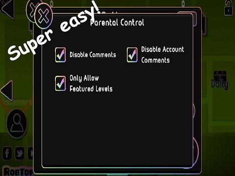 Geometry dash basics: How to enable parental controls! thumbnail