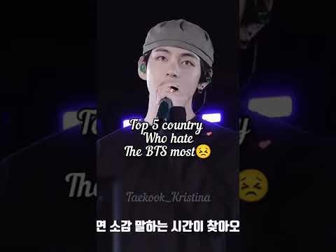Top 5 country who hate the BTS most 😣 (according to google) thumbnail