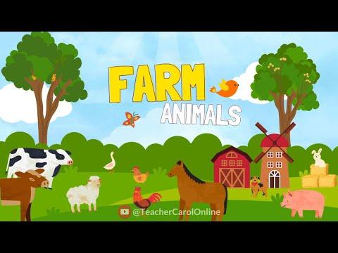 Farm Animals for Kids: Learn English Vocabulary with Fun Animal Names thumbnail