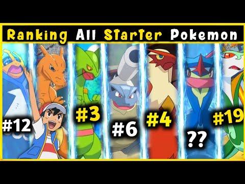Which starter is best | Top 24 Starter Pokemon| Ranking all starter pokemon | Strongest starter 🔥 thumbnail