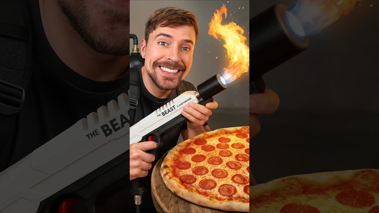 I Cooked A Pizza With Power Tools