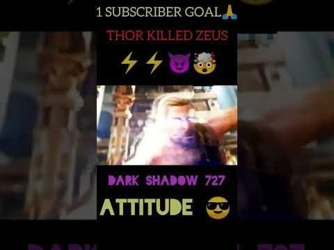 THOR KILLED ZEUS | THOR 4 CLIP | ATTITUDE STATUS| #shorts #trending #viral #thor4 #marvel #1k thumbnail