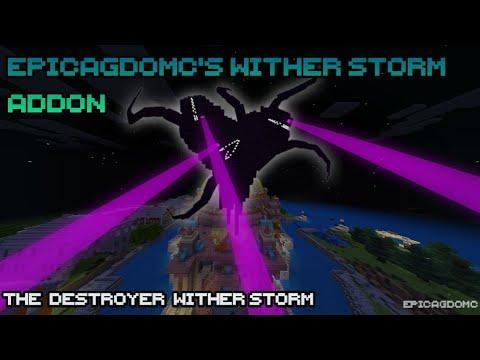✅👉 Wither storm fase destructiva || ePiCAgDoMC's Wither Storm Addon 🤯 thumbnail