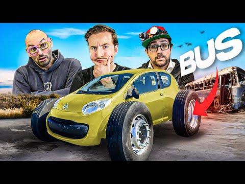 Mettre des ROUES DE BUS sur une voiture : Ça fait quoi ? thumbnail