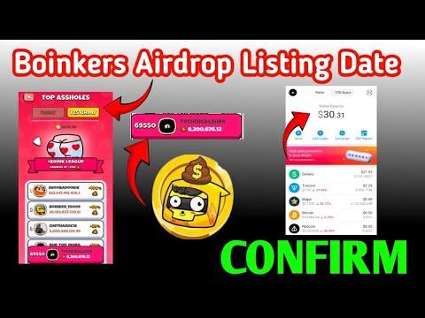 Boinkers Airdrop Listing Date Tokens Withdrwal Start | Boinkers airdrop Listing Date Confirmed thumbnail