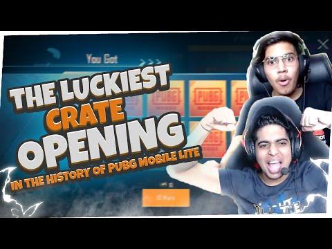 PUBG MOBILE LITE NEW AWM CRATE OPENING😍 | THE LUCKIEST CRATE OPENING EVER | NEW FIELD COMMANDER- AWM thumbnail