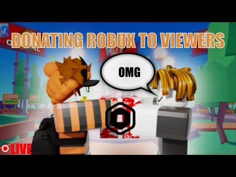 🔴PLS DONATE LIVE I Giving Away FREE Robux To My Subscribers! I, Real-Time   Video View Count