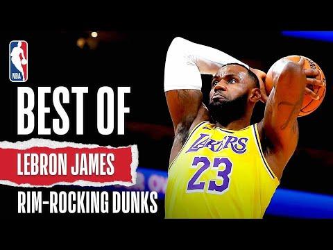 BEST Of LeBron James Rim-Rocking DUNKS | NBA Career thumbnail