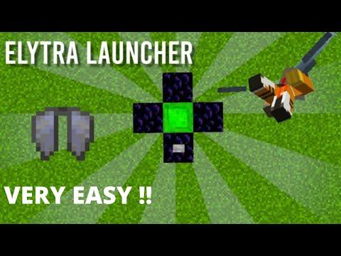 Very easy Elytra launcher | Minecraft 1.18.1 for java / bedrock / pe. thumbnail