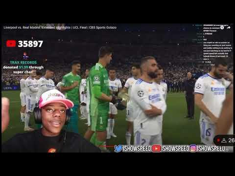 IShowSpeed's Opinion About Real Madrid Wining UCL 2022 Final thumbnail