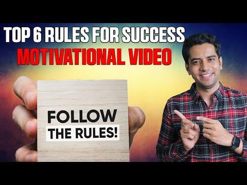 TOP 6 RULES FOR SUCCESS | MOTIVATIONAL VIDEO | LIFE SUCCESS | KAMYAB INSAN KESE BANE #shivammalik thumbnail