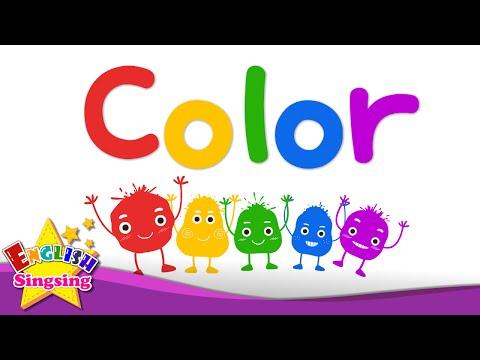 Color (color mixing & rainbow colors) - Kids vocabulary - English educational video thumbnail
