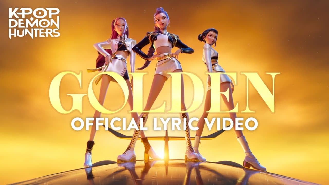 โGoldenโ Official Lyric Video | KPop Demon Hunters | Sony Animation