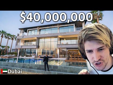 xQc Reacts to Dubai Mega Mansion with Underwater Garage thumbnail
