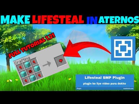 How To Make Lifesteal Smp In Aternos | Best Lifesteal Plugin For Minecraft Public Smp |Full Tutorial thumbnail
