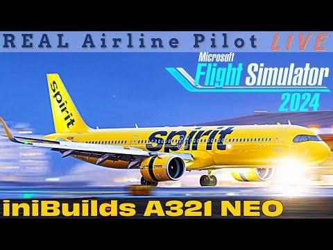 How REAL is it? | Real Airbus Captain VS iniBuilds A321 Neo | A thorough TEST | #msfs2024 #airbus thumbnail