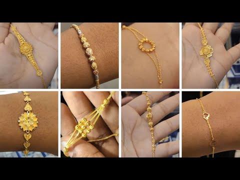 Gold Bracelet Light Weight | ১ আনা ৩ রতি সোনার লেজারকাট রেসলেট কালেকশন | Bracelet Gold Design thumbnail