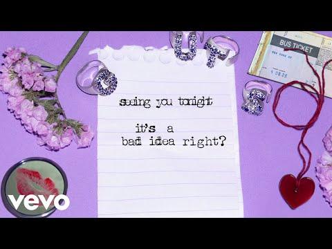 Olivia Rodrigo - bad idea right? (Official Lyric Video) thumbnail