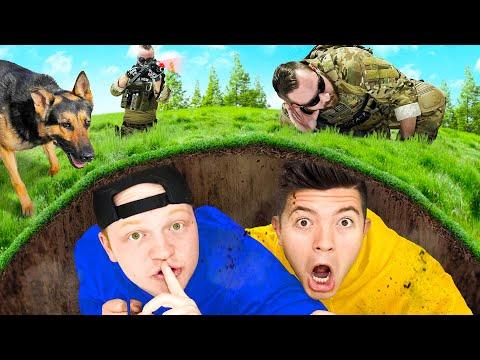Hiding UNDERGROUND from A SWAT Team! Unspeakable vs Preston thumbnail