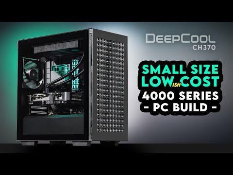 Effortlessly Stylish, for $1300! | DeepCool CH370 MATX Gaming PC Build | ASUS Dual RTX 4060 Ti thumbnail